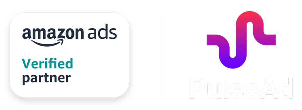 Amazon Ads Verified Partner and PulseAd logos